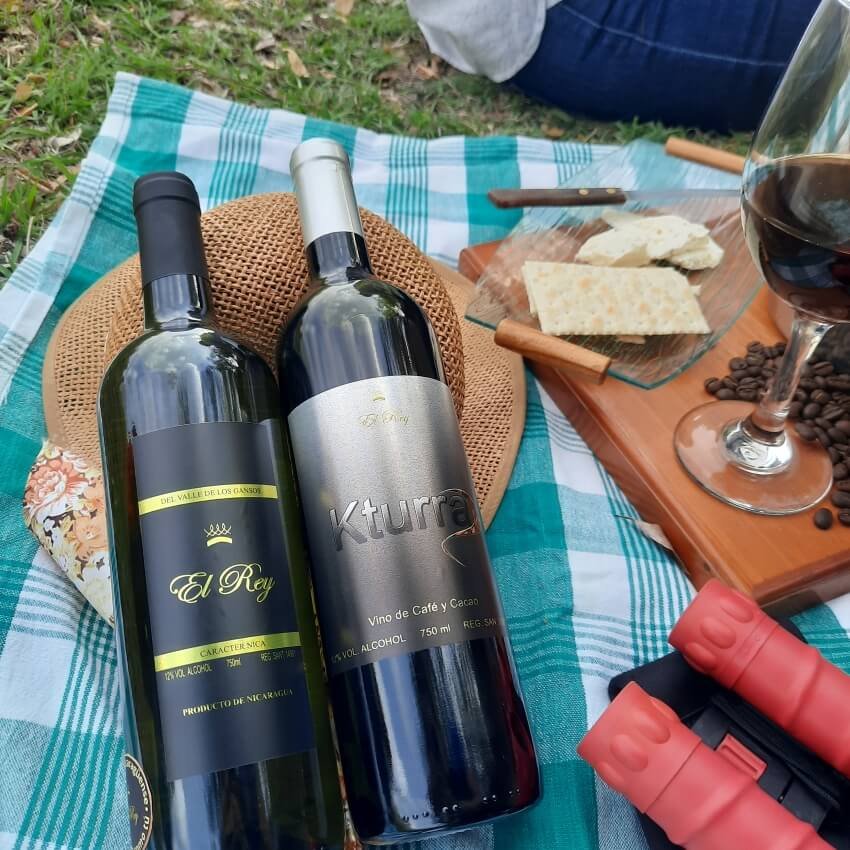 Dia de campo con dos vinos nicaragüenses