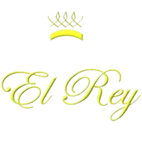 Logo de Vinos El Rey con una corona en la parte superior que simboliza las montañas de Somoto entrelazándose. 